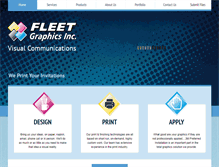 Tablet Screenshot of fleetgraphicsinc.com
